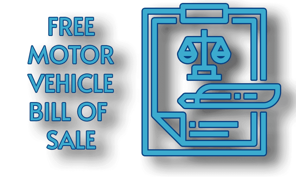 Free Motor Vehicle Bill of Sale Template